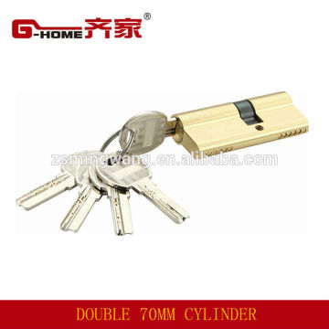 70mm brass mortise lock cylinder