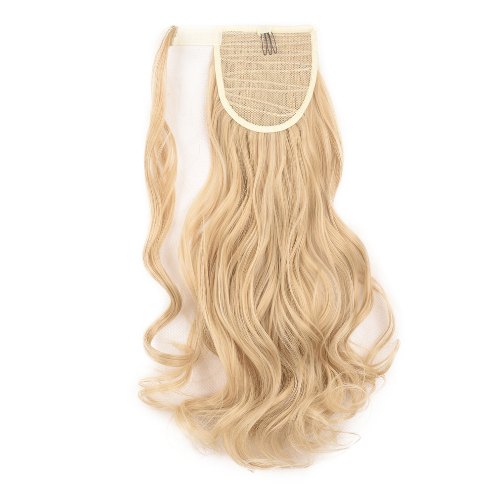 Julianna Hair Vendors Extension Piece Synthetic Fiber Hair Accessories Long 16 17 22 23 26 Inch Wrap Around Ponytail