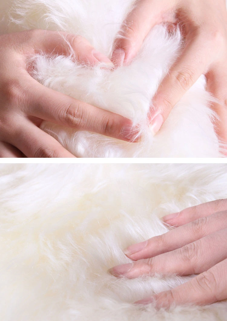 Real Sheep Fur Rug Lambskin Rug Carpet Real Sheep Fur Rug for Living Room Market for Japanese