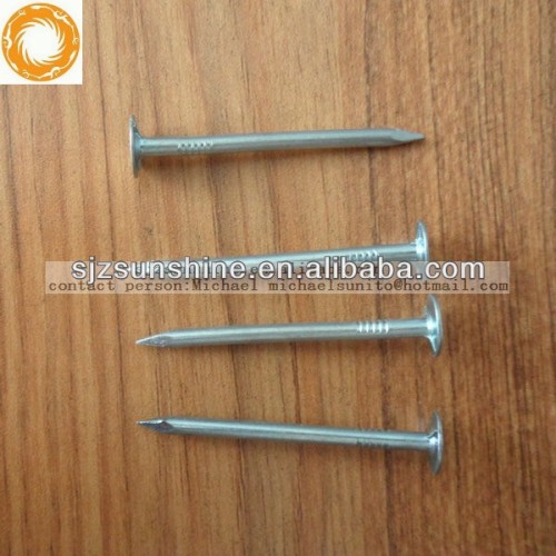 2013 good big flat head roofing nail