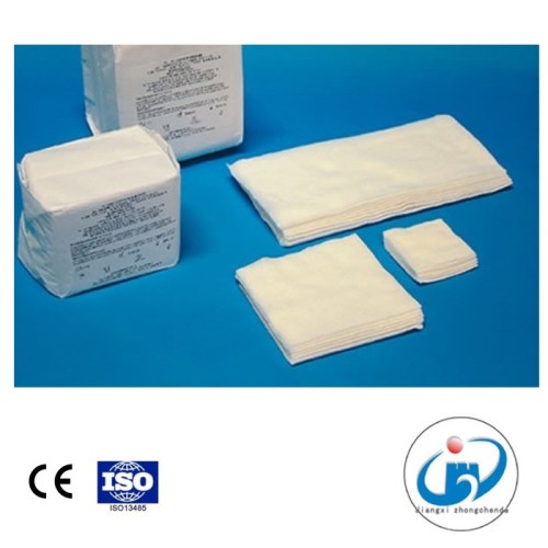 CE & ISO Certified Absorbent Surgical Gauze Swab Sterile or Non-Sterile