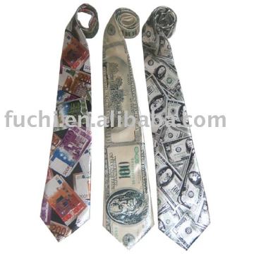 Printed necktie