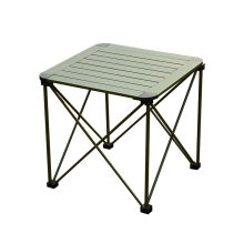 Custom Wholesale Lightweight Green Compact Small Picnic Part Egg Roll Up Pliable Outdoor Metal Aluminum Foldable Camping Table