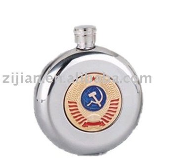 2012 newest round hip flask, novelty hip flask, shaped hip flask