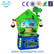 Arcade kids plants vs zombies lottery coins game machine