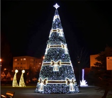 Giant LED Christmas Trees
