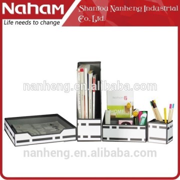 NAHAM stripe office desk set office desktop organizer set