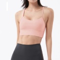 Hauts de soutien-gorge de yoga à bretelles spaghetti pour femmes