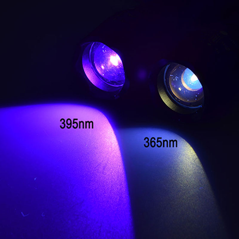 Top Selling UV 365nM 395nM 5W Power LED Aluminum Zoom UV flashlight lamp Black light Torch