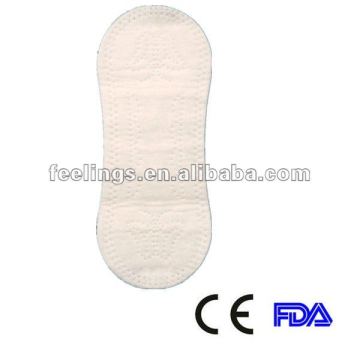 Cotton and top dry panty liners