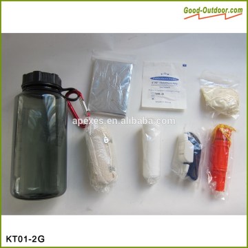 KT01-2G Bottle backpack survival kit for hiker