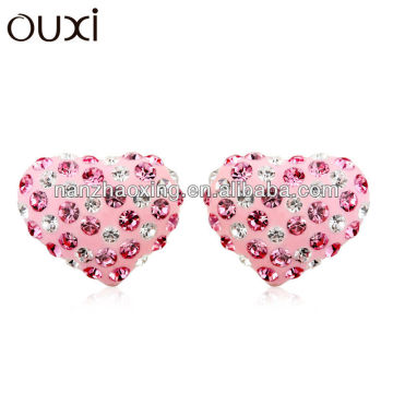 OUXI popular ladies earings with Austrian Crystals