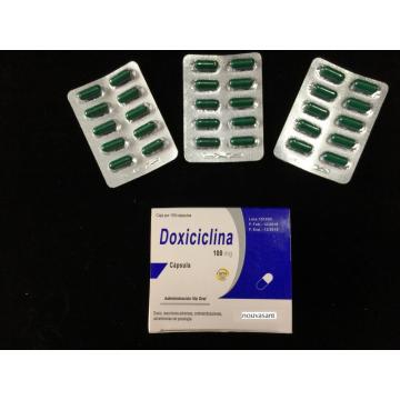 Doxiciclina cápsulas BP 100mg