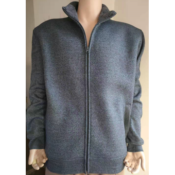 Polyester Cotton Blend Men's Fleece Bonded Sherpa Jacket