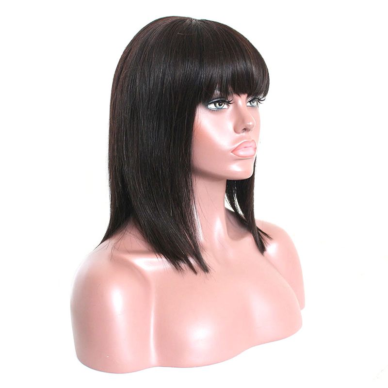 wholesale price cheep human bobs, lovely 4 *4 lace front human hair bobs wig,100% human hair wigs quickly shipping out