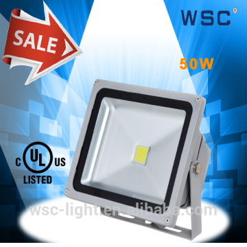 UL IP65 long lifespan dimmable rechargeable led floodlight 50w