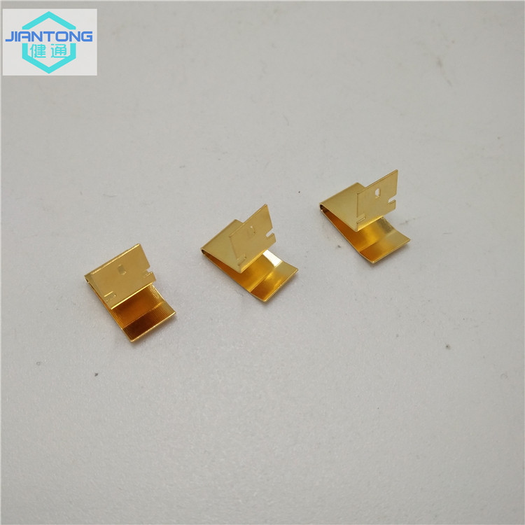 Battery Contact With Gold Plating 