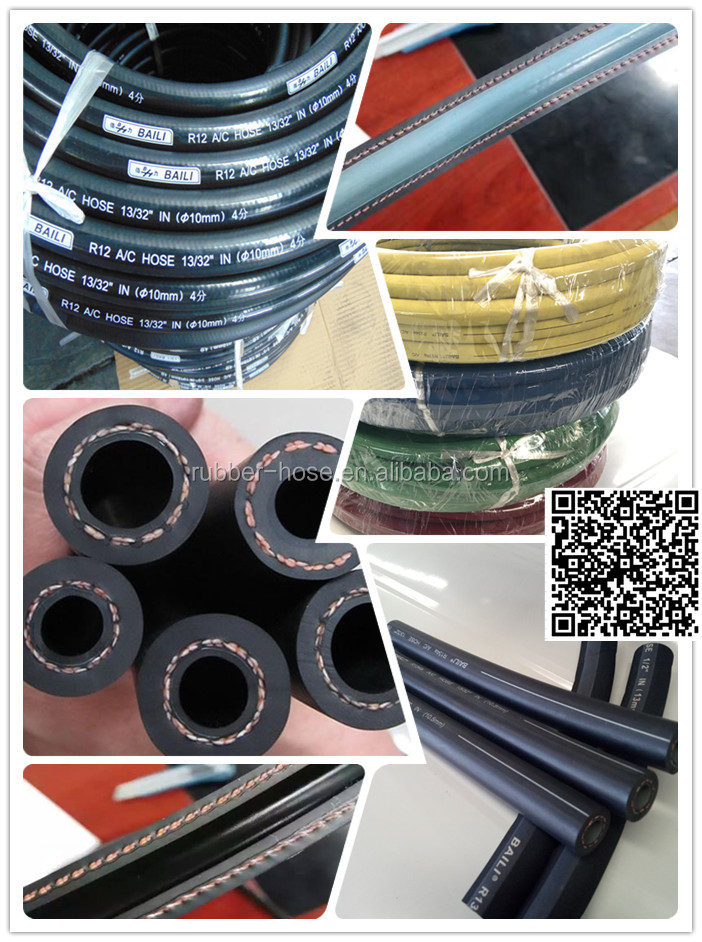high quality fibre braid hydraulic hose SAE 100 R3 R6 with wrap and smooth cover from BAILI HOSE factory