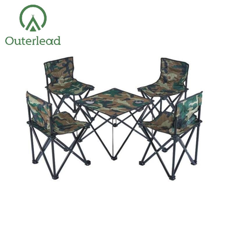 Outerlead Lightweight Folding Picnic Table and Chairs