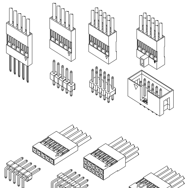 2.54mm Pitch Wire To Board Connectors