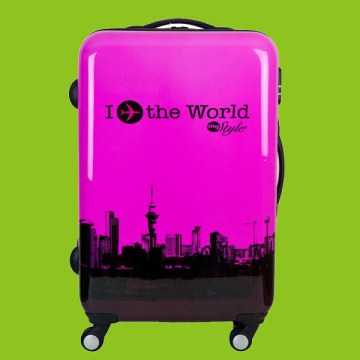 New arrival PC luggage sets /girls travel luggage with retractable wheels