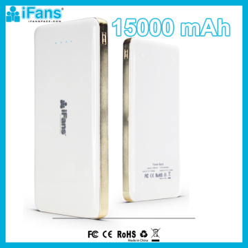 Dual USB External Power Bank Portable Battery Charger 15000mAh