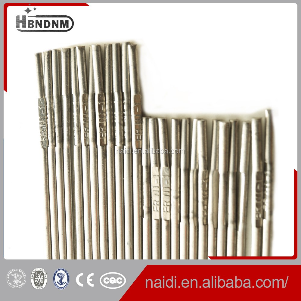 aws 5.14 erni-1pure nickel tig electrode hs code 2.4mm