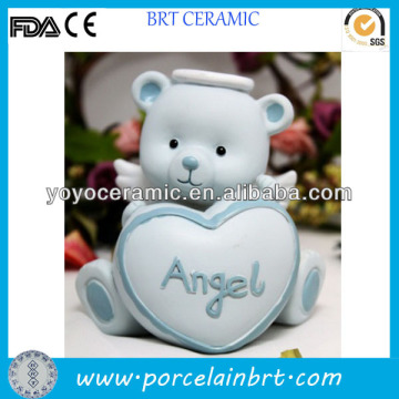 beautiful angel ceramic baby money box