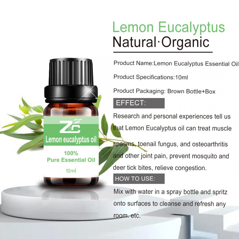 100% Pure Natural Therapeutic Grade Lemon Eucalyptus Oil