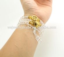 24K Gold Natural White Quartz china jewelry wholesale
