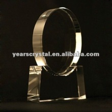 customized crystal blank block for laser engraving trophy