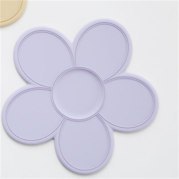 fashion flower shape Silicone baby placemat