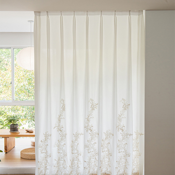 Home Using Anti Abrasive Luxury Embroidery Sheer Curtain