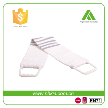 Natural terry back scrub belt Back Strap Bath Spa Sponge Loofah Brush Wholesale