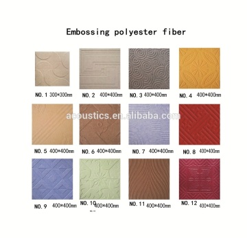high quality decorative acoustic polyester fabric panel