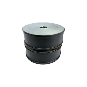 Elastic support of the pitch control cabinet