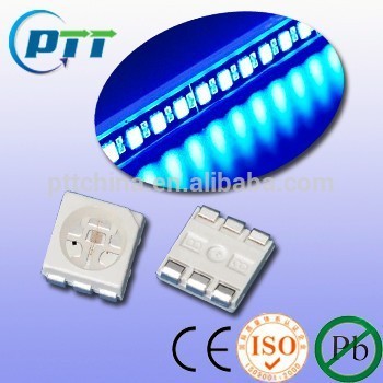 blue color 5050 SMD LED, 3chips 800~1200mcd, 5050 blue chips, 5050 SMD LED DATASHEET, LED 5050, LED SMD 5050, SMD LED