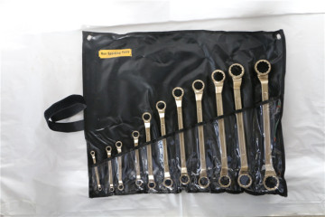 Wrench Double Box offset set 11pcs Aluminum bronze