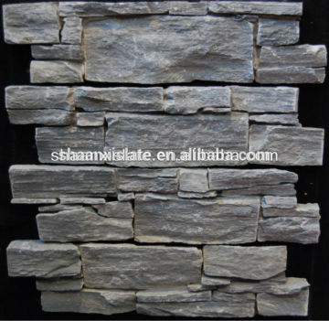 Grey rough edged slate tile