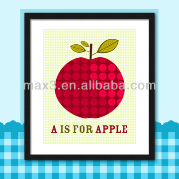 Sex Red Apple Picture Frames Wall Hanging Photo Frames For Kids