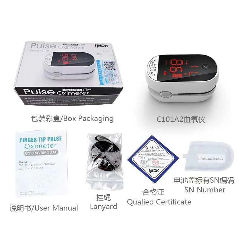 High Quality Oximetr Oxymeter Oximiter Fingertip Pulse Oximeter with Color Display