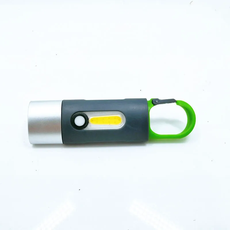 Compact Type-C Rechargeable Flashlight with Bright White Spotlight