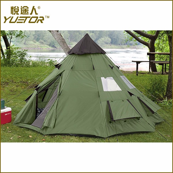 NPOT Nylon tent branded tipi tent canvas tipi cotton tepee tent for wholesales