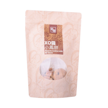 Genlukkelig Composite Kraft Food Grade Window Standing Bag