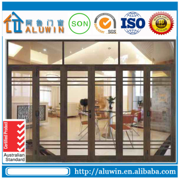 Thermal Break Heavy Duty Aluminum Three Track Sliding Door