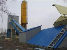 Winter use concrete batching plant