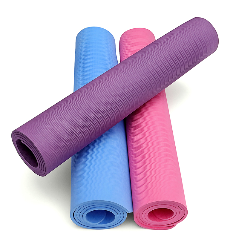 High quality Wholesale logo printed manufacturer german foldable biodegradable yoga mat