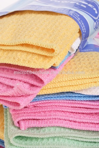 Microfiber towel set clean set 5 in 1 5pcs / 4pcs in 1 polybag Good quality Guangzhou