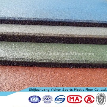 warehouse outdoor waterproof rubber flooring