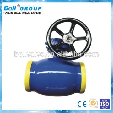 DN1200 PN25 Carbon Steel Worm Gear Butted Welding Ball Valve